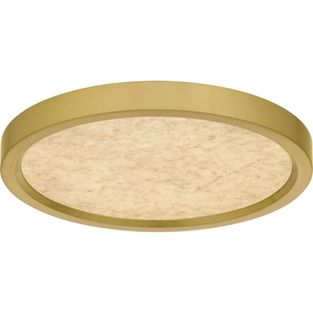 Quoizel Osta1711 Outskirts 11" Wide Led Flush Mount Ceiling Fixture - Gold