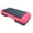 Black Red Plastic, variant on Aerobic Stepper Platform - Adjustable Workout Step with 2 Risers - Fitness Step Trainer for Home Gym, Cardio & Strength Training - Red/Black