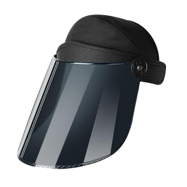 Protector facial para soldador, protector facial, visera transparente, máscara multiusos reutilizable, protección facial azul oscuro