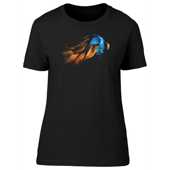 Amazing Betta Fish, Golden Blue T-Shirt Women -Image by Shutterstock, Female Small