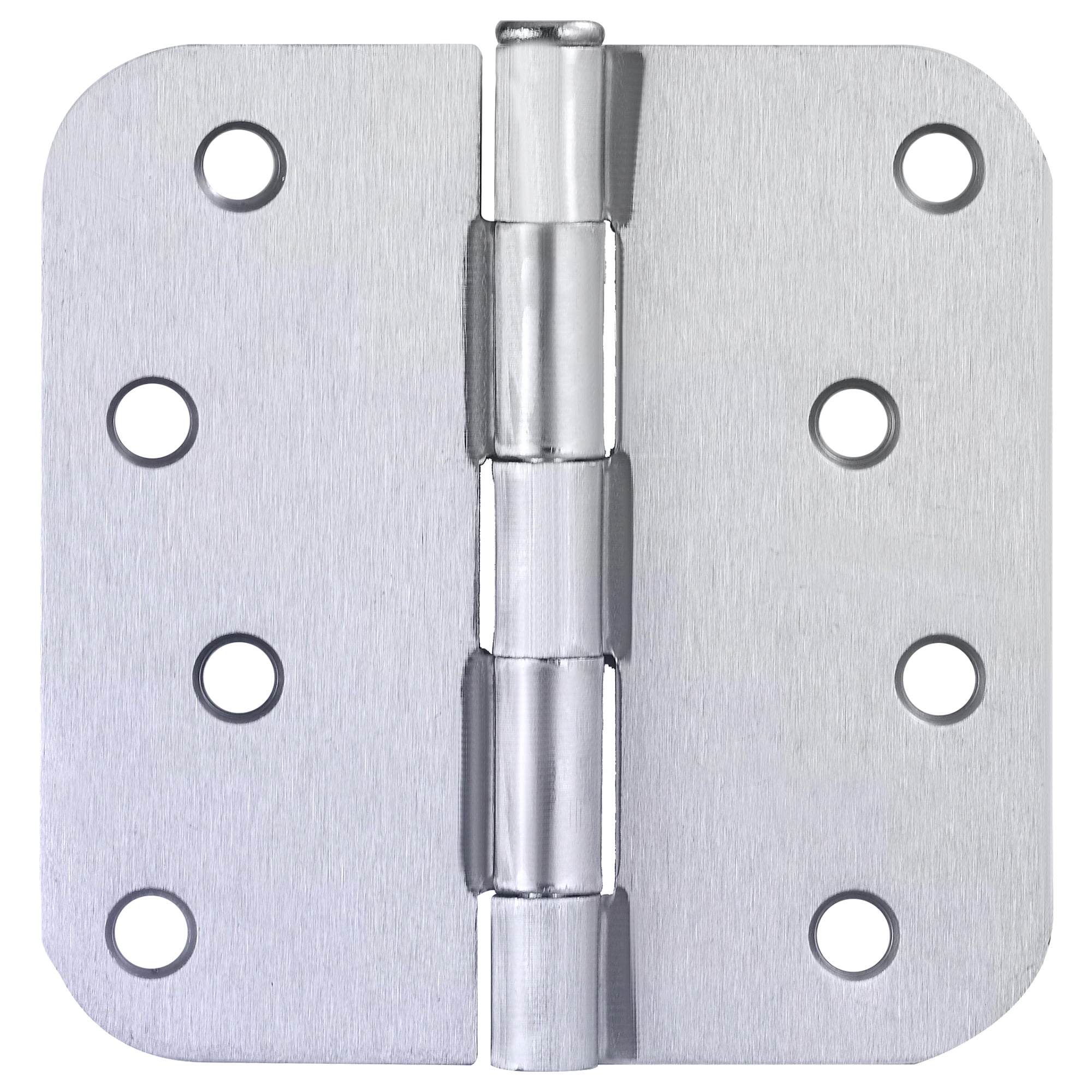 Design House 9-Pack 4" H x .625" Radius Butterfly Interior/Exterior Door Hinges, Brushed Chrome