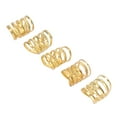 thumbnail image 4 of Beard Rings, Multifunctional Spring Hair Cuffs  For Men For Party For Weeding For Women Gold, 4 of 8