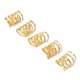 thumbnail image 3 of Cuentas de pelo de primavera, anillos de barba resistentes a la oxidación multifuncionales para hombres para deshierbar para mujeres para fiestas(oro) Ecomeon no, 3 of 6
