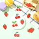 thumbnail image 5 of 1 caja de 10 broches de esmalte de fresa, 5 estilos, broche de cereza roja, aleación de metal, broches de solapa de fresas y cerezas, insignias traseras., 5 of 7