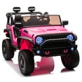 thumbnail image 5 of 24V 2-Seater Kids Ride On Truck Car with Parent Remote Control, 200W Dual Motors, 20.28" Wide Seat, Four-Wheel Suspension, MP3 & Bluetooth Music, LED Lights, Big Electric Car for Boys & Girls Ages 3+, 5 of 7