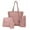 Pink, variant on Women Four Set Handbag Shoulder Bags Four Tote Bag Crossbody Wallet Bags Thirty One Tote Bags Mesh Beach Tote Mini Handbag Simply Bags Rubber Tote Cute Tote Bag Extra Large Canvas Tote Bag Tote Bag