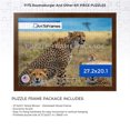 thumbnail image 2 of ArtToFrames 27.2x20.1 Inch - 69x51 CM Brown Puzzle Frame for 631 piece Puzzles.1.75 Inch Custom Wood Puzzle Frames, Brown - Comes with Economy Acrylic, 2 of 6