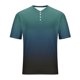 thumbnail image 5 of Top de Color Sólido Casual de los Hombres, Camiseta de Cuello Redondo Botón de Manga Corta de Moda para Uso Al Aire Libre Y Diario, Camiseta de Invierno Cómoda, 5 of 9