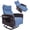 Brown, variant on ZZW Patio Wicker Swivel Glider Recliner Chair, Outdoor Rattan Lounge Chair with Built-in Tray Table, 360° Rotation and Adjustable Backrest for Yard Deck Poolside, Mix/Beige