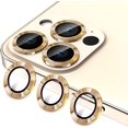 thumbnail image 1 of IBAOLEA [6 Pack] Camera Lens Protector Compatible with iPhone 13 Pro Max & iPhone 13 Pro, Aluminum Alloy Edge Cover, Tempered Glass Circle [Keeps Original Picture Quality] Camera Protection - Gold, 1 of 7