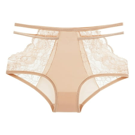 

Felwors Women s Thin Strap Lace Pure Cotton Crotch Underwear