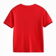 thumbnail image 4 of NOLDARES Boys Short Sleeve T-Shirt Graphic Casual Tees for Kids, Breathable Summer Top for Boys 5-16 Years(Red,7-8 Years), 4 of 8