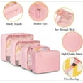 thumbnail image 4 of Mygreen 8 Set Packing Cubes Luggage Packing Organizers for Travel Accessories-Cream, 4 of 7