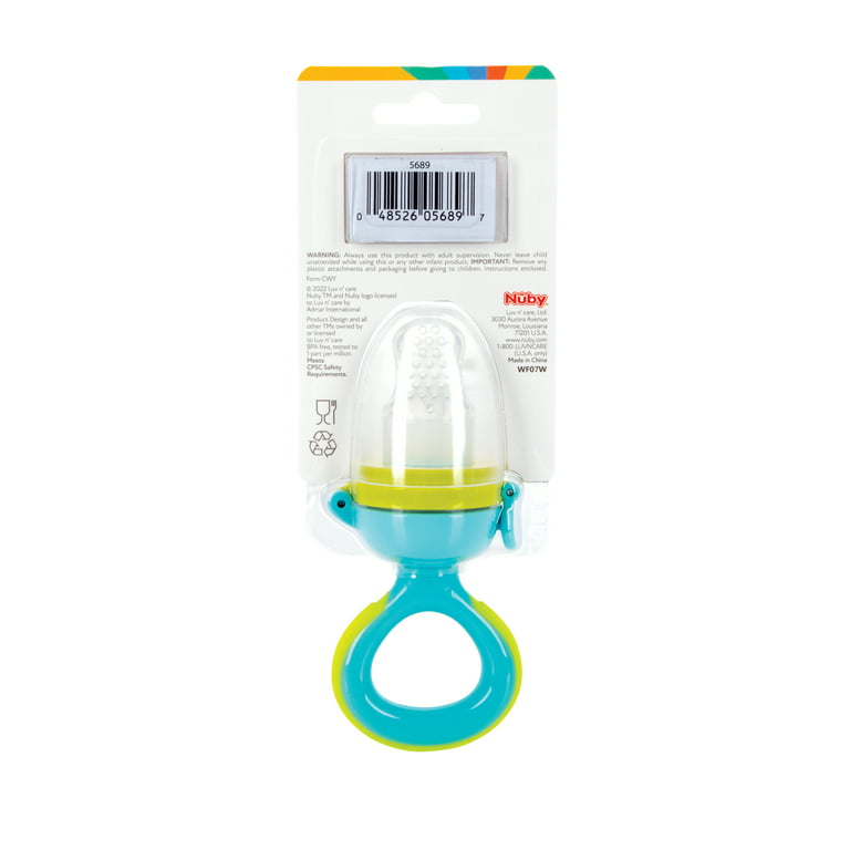 Nuby Twist n' Feed First Soft Foods Feeder with Cover for Babies