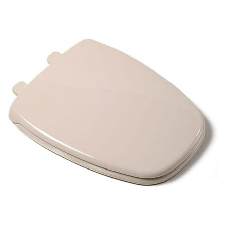 EZ Close Elongated Toilet Seat C1050S01 – Eljer New Emblem Design, Bone, Quiet Slow-Close Premium Plastic