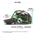 thumbnail image 2 of Sombrero con estampado de graffiti para hombres y mujeres Sombrero de sombrilla multicolor versátil Gorra de moda Gorra de béisbol (negro), 2 of 5