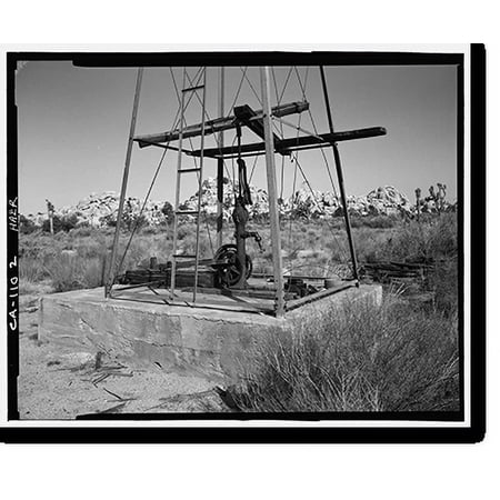 Historic Print, Wall Street Gold Mill, Twentynine Palms vicinity, San Bernardino County, CA - 2, 18" x 24"