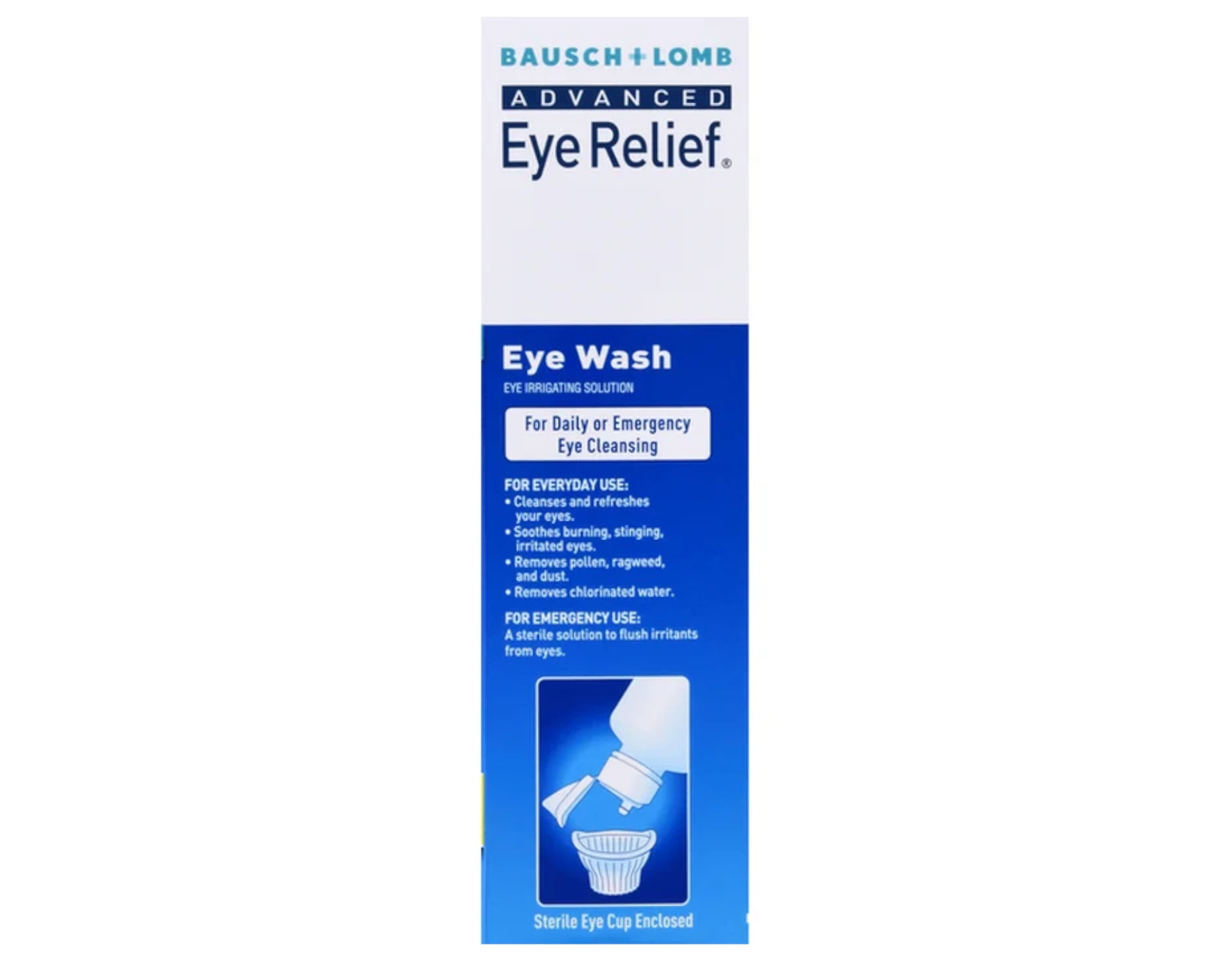 Eye Wash Irrigating Solution, 4oz. - OTC Ophthalmic Pharmaceuticals