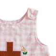 thumbnail image 4 of Sgkm Dresses for Girls Crew Neck Embroidery Ruffle Plaid Dresses Sleeveless Toddler 18 Months Girl Clothes, 4 of 6