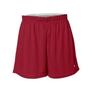 Women's Active 5' Mesh Short, Scarlet - S