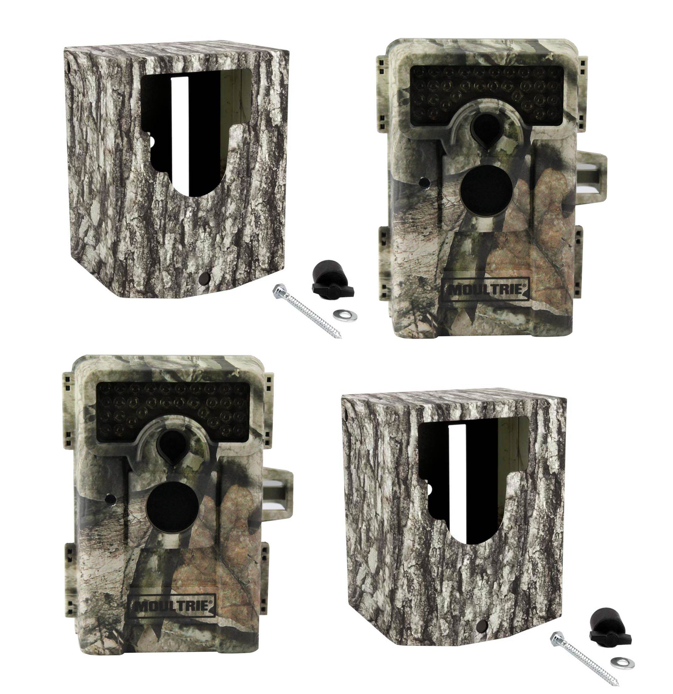 MOULTRIE Game Spy No Infrared Hunting Game Cameras + (2) Security Boxes