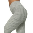 thumbnail image 2 of FANNYC Butt Lifting Yoga Leggings For Women High Waist Tummy Control Hot Pants Textured Ruched Sports Gym Running Beach Tights, 2 of 5