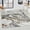 Gray, variant on LUXE WEAVERS Marble Effect Abstract Blue 8x10 Area Rug for Living Room
