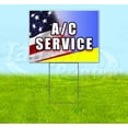 thumbnail image 1 of Ac Service (18" x 24") Yard Sign, Includes Metal Step Stake, 1 of 6