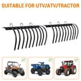 thumbnail image 7 of Danolapsi 60 Inch Landscape Rake for ATV/UTV, Heavy Duty Steel Rock Rake with 20 Removable Tines, U-Bolt Mount, Fits 2 Inch Receivers, Sectional Rake for Lawn, Garden, Yard, Farm, Field, 7 of 7