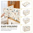 thumbnail image 4 of 16.5x12.6x11.8in Foldable Flip-Top Storage Bin, Dustproof Magic Tape Closure, Ideal for Home & Toy Organization，Elegant Terrazzo Pattern, 4 of 7