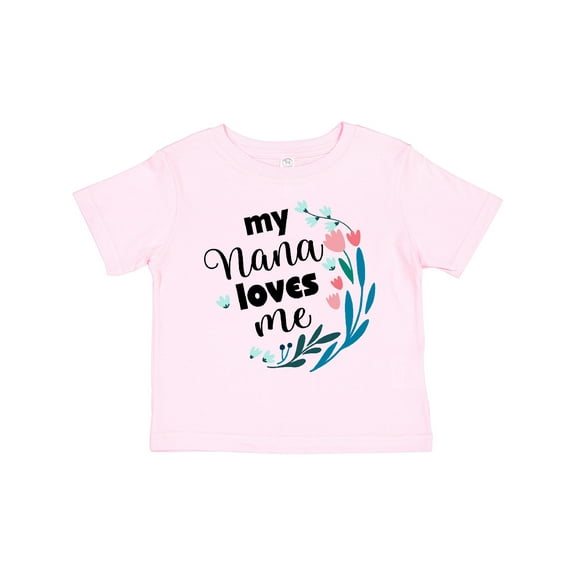 Inktastic My Nana Loves Me Granddaughter Girls Toddler T-Shirt