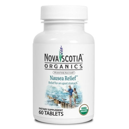 Nova Scotia Organics Nausea Relief Tablets, 60 Ct