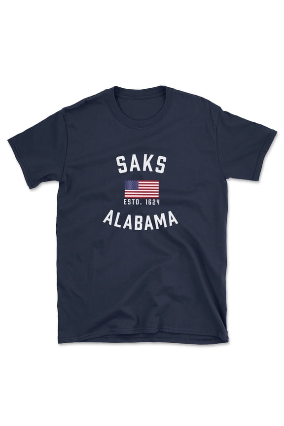 Saks Alabama Patriot Men's Cotton T-Shirt