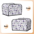 thumbnail image 3 of Fotbe Lavender Bicycle for Four Slice Toaster Cover, Fingerprint Protector, Super Soft Appliance Cover And Dust Cover,Bread Dust Cover & Fingerprint Protection, 3 of 7