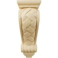 thumbnail image 2 of Ekena Millwork 5"W x 7"D x 14"H Large Basket Weave Corbel, Maple, 2 of 4