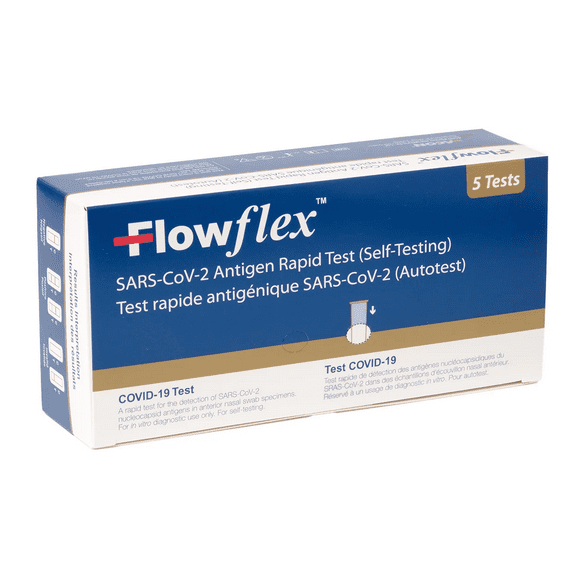 Flowflex COVID-19 Antigen Rapid Test Kit 5 Tests (Expiry: NOV 2026)
