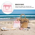 thumbnail image 4 of Himition Breathable Mesh Bag Beach Bag Tote Bag Travel Toiletry Pouch for Outdoor, 4 of 5
