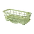 thumbnail image 3 of simhoa Dish Rack Sink Organizer Rack with Drip Tray with Cutlery Holder Multifunctional green, 3 of 8