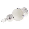 thumbnail image 1 of Estuche para frasco de perfume de vidrio vacío en miniatura de 15 ml Plata, 1 of 9