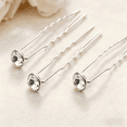 thumbnail image 5 of Kabuer Bridal Wedding Hair Pins Rhinestone Hair Clips Accessories for Women & Girls 50 Pcs, 5 of 6