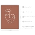 thumbnail image 2 of HAUS AND HUES Woman Drawing Line Art Wall Decor - Female Figure Wall Art | Silhouette Drawings Artwork Line Drawing Wall Art Minimalist Wall Decor | 12"x16" UNFRAMED, 2 of 6