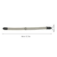 thumbnail image 2 of HONMEET Khaki Guitar Strap Adjustable Length Polyester PU Comfortable Guitar Accessories, 2 of 8