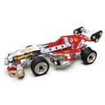 thumbnail image 3 of Meccano, 10-in-1 Racing Vehicles STEM Model Building Kit with 225 Parts and Real Tools, Kids Toys for Ages 8 and up, 3 of 7