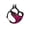 Purple, variant on Canada Pooch Easy-On Step-In Dog Harness Black Small