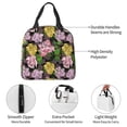 thumbnail image 4 of Fotbe Colorful Roses Bolsa Térmica con Estampado y Forro de Aluminio Grueso Bolsa de Almuerzo con Bolsillo Frontal para Hombres y Mujeres, Ideal para Trabajo, Escuela, 4 of 8