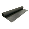 RubberCal Wide Rib Corrugated Rubber Floor Mat 3mm Thick x 4ft x 1.5ft Utility Runner