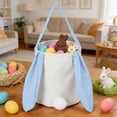 thumbnail image 2 of Wozhuo Sac-cadeau de Bonbons de Pâques Panier Lapin en Forme d'Oeuf Réutilisable Cadeau de Fête, 2 of 6