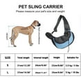 thumbnail image 5 of Écharpe de Transport pour Animaux, Petit Sac de Transport pour Chien Chat Sûr Réversible Confortable Lavable en Machine Pochette Réglable Épaule Unique, 5 of 5