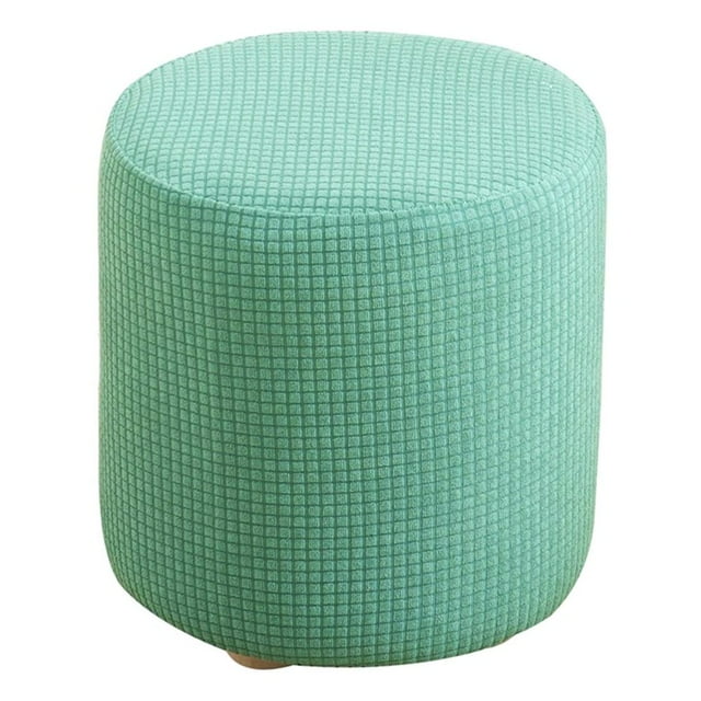 Stretch Ottoman Slipcovers Ottoman Covers Removable Footstool Covers Storage Ottoman for Living Room - White