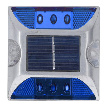 

2024 Solar Road Stud Light Cast Aluminium Alloy for Driveway Step Sidewalk Stair Outdoor IP68 Waterproof Road Marker Blue Light